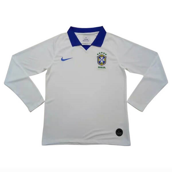 Camisetas Brasil Segunda equipo ML 2019 Blanco